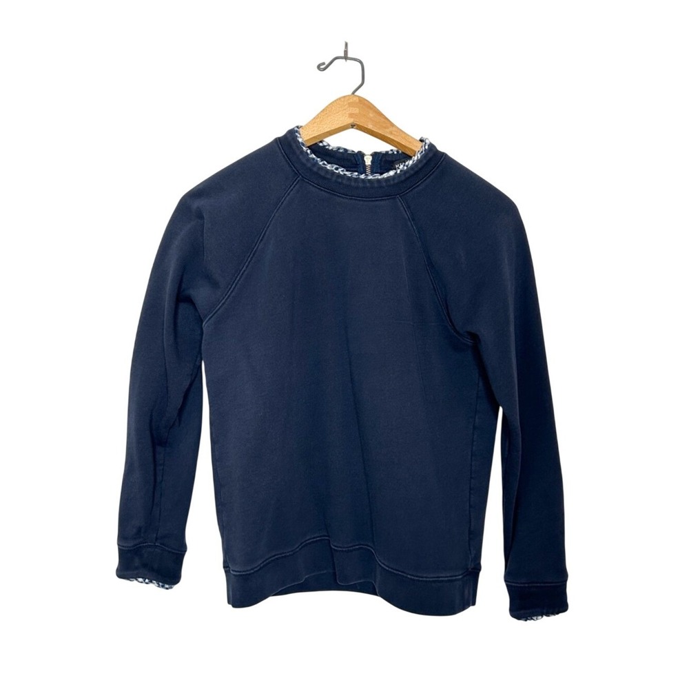 J. Crew Navy Blue Crewneck Sweatshirt